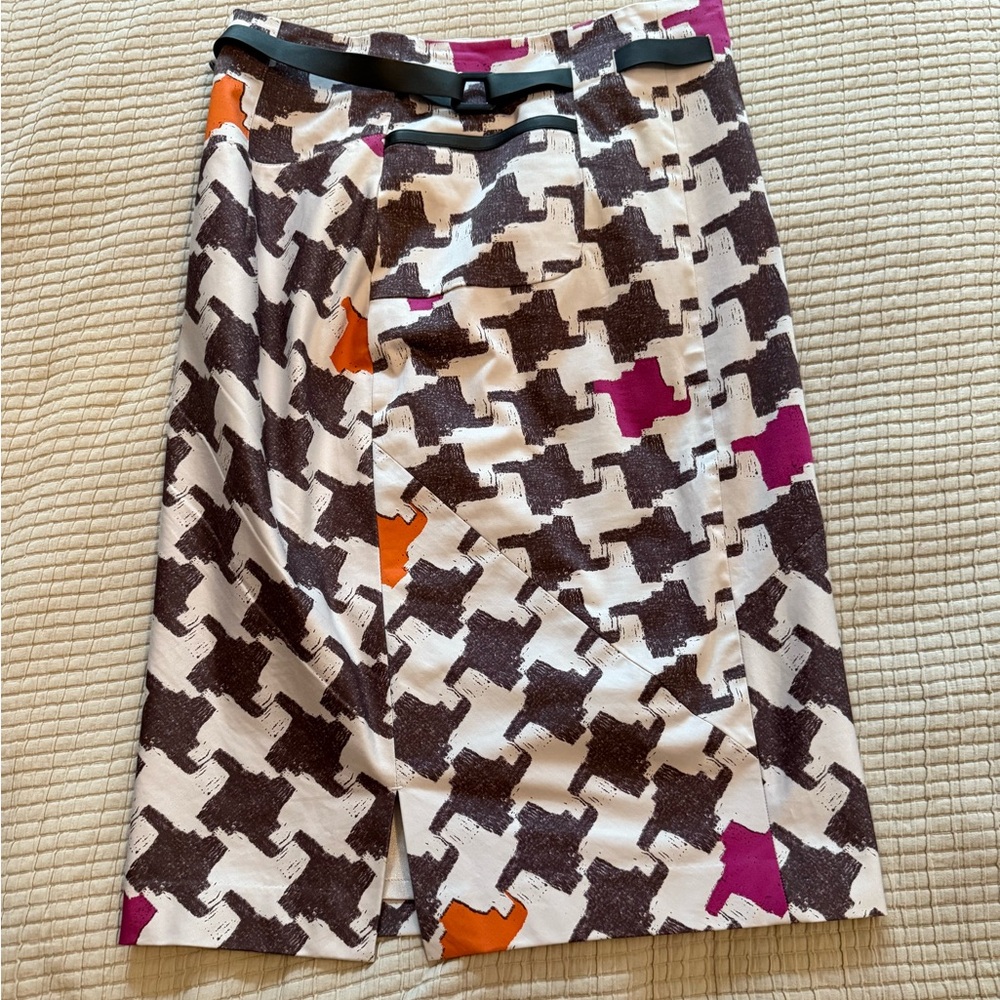Ted Baker houndstooth skirt